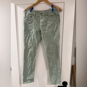 Vineyard Vines Women's Light Green Skinny Cords